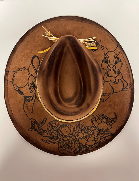 Custom Wide Brim Hat - Bambi Inspired - Poured Not Stirred display picture 3