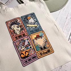 Canvas Tote Bag - Halloween Cards