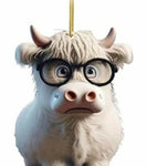 White cow Ornament