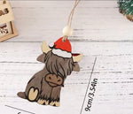 Xmas cow Ornament
