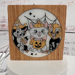 Aristocats Inspired Wood Night Light