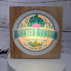 Haunted Mansion Inspired Wood Night Light