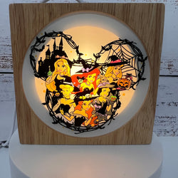 Disney Princess Inspired Wood Night Light