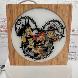 Disney Princess Inspired Wood Night Light