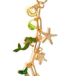 Little Mermaid Inspired Bag Charm
