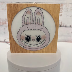 Labubu Inspired Wood Night Light