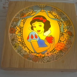 Snow White Inspired  Wood Night Light