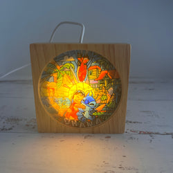 Stitch Inspired  Wood Night Light