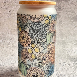 Glass Can Tumbler - 16oz I can’t be trusted at target