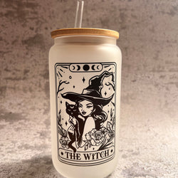 Glass Can Tumbler - The Witch