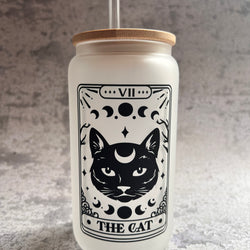 Glass Can Tumbler - The Cat