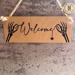 Wood Sign - Welcome