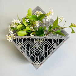 Wall hanging planter - Gray Stain