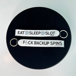 Eat Sleep Slot keychain