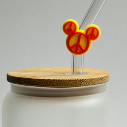 Straw Charm - Peace MM ears