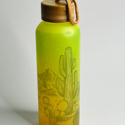 20oz Glass Bottle - Desert Scene